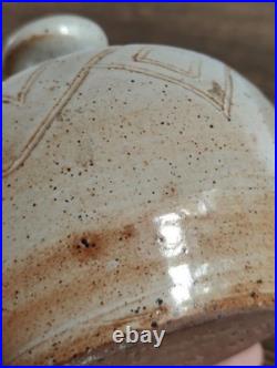 Vase en céramique Signé Duthoo Paris 7 ème 80 Rue Du Bac Style Art Déco