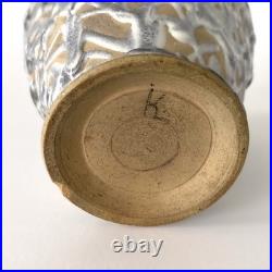 Vase en céramique à émail crispé, Atelier La Charentaise, Angoulême Art Déco