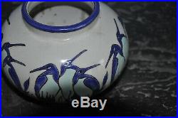Vase en céramique émaillée Keralouve La Louvière style art déco