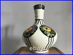 Vase en faïence, céramique art déco Charles Catteau, Décor 673, 1921