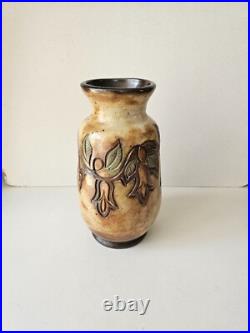 Vase en grès céramique Art déco signé Roger GUERIN (1896-1954)