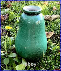 Vase poire faïence PRIMAVERA CAB n°4834, design Art Déco 1930, céramique vintage