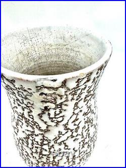 Vase rail crispé Art Déco Céramique d'Art de Bordeaux CAB Primavera