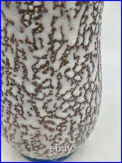 Vase rail crispé Art Déco Céramique d'Art de Bordeaux CAB Primavera