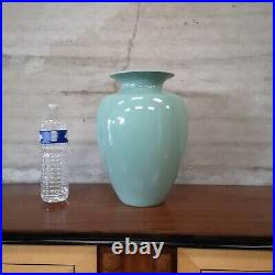 Vase vert celadon céramique manufacture a identifier art deco 1940 1950