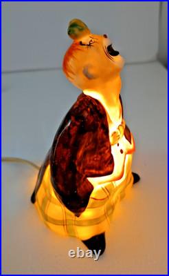 Veilleuse En Ceramique Signe L. M Radiguet A Oissel Clown Art Deco 1920/30