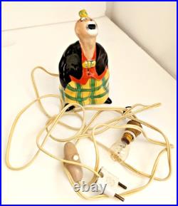 Veilleuse En Ceramique Signe L. M Radiguet A Oissel Clown Art Deco 1920/30