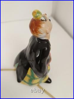Veilleuse En Ceramique Signe L. M Radiguet A Oissel Clown Art Deco 1920/30
