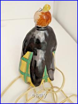 Veilleuse En Ceramique Signe L. M Radiguet A Oissel Clown Art Deco 1920/30