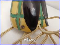 Veilleuse En Ceramique Signe L. M Radiguet A Oissel Clown Art Deco 1920/30