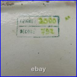 Véritable rare bonbonnière céramique émaux LONGWY art déco 1930 17 cm x 5 cm