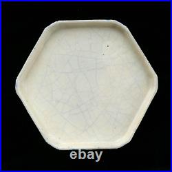 Véritable rare bonbonnière céramique émaux LONGWY art déco 1930 17 cm x 5 cm