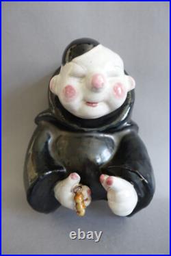 Walter Bosse (1904-1979) Austria sculpture murale figurant un moine au chapelet