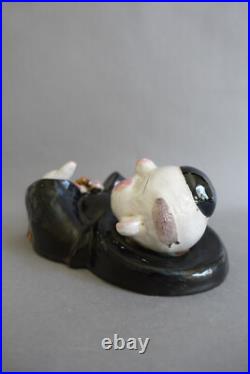 Walter Bosse (1904-1979) Austria sculpture murale figurant un moine au chapelet