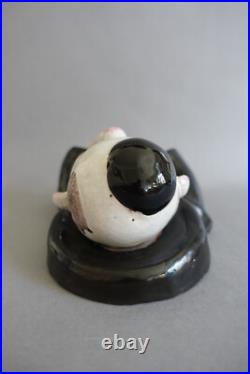 Walter Bosse (1904-1979) Austria sculpture murale figurant un moine au chapelet
