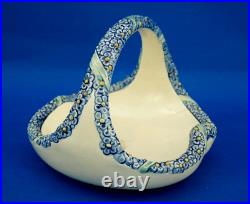 Wilhelm Peter August Sus Karlsruhe vase panier vide poches céramique Art Déco XX