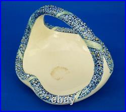 Wilhelm Peter August Sus Karlsruhe vase panier vide poches céramique Art Déco XX