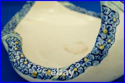 Wilhelm Peter August Sus Karlsruhe vase panier vide poches céramique Art Déco XX