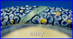 Wilhelm Peter August Sus Karlsruhe vase panier vide poches céramique Art Déco XX