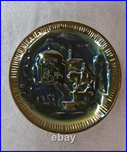 Zsolnay Pecs Ceramique Iridescente Coupelle Art Deco 1920 Hungary