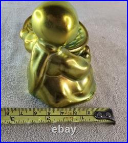 Zsolnay Pecs Ceramique Iridescente Enfant Tenant Un Panier Art Deco 1920 Hungary Zsolnay Pecs Ceramique Iridescente Enfant Tenant Un Panier Art Deco 1920 Hungary