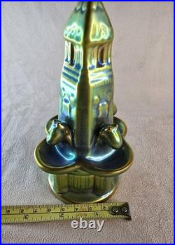 Zsolnay Pecs Ceramique Iridescente Fontaine Art Deco 1920 Hungary
