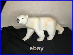 # ours polaire en céramique crispée Sèvres Vinsare années 30 art déco (43cm)